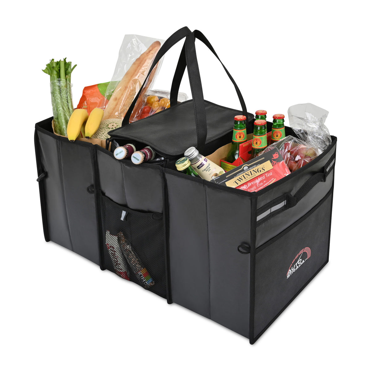 Structure Collapsible Cargo Organizer with Removable Cooler Embroidery - Black - View 2