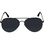 Stunkel Aviator Sunglasses with Recycled Lenses - Black - Alternate 2