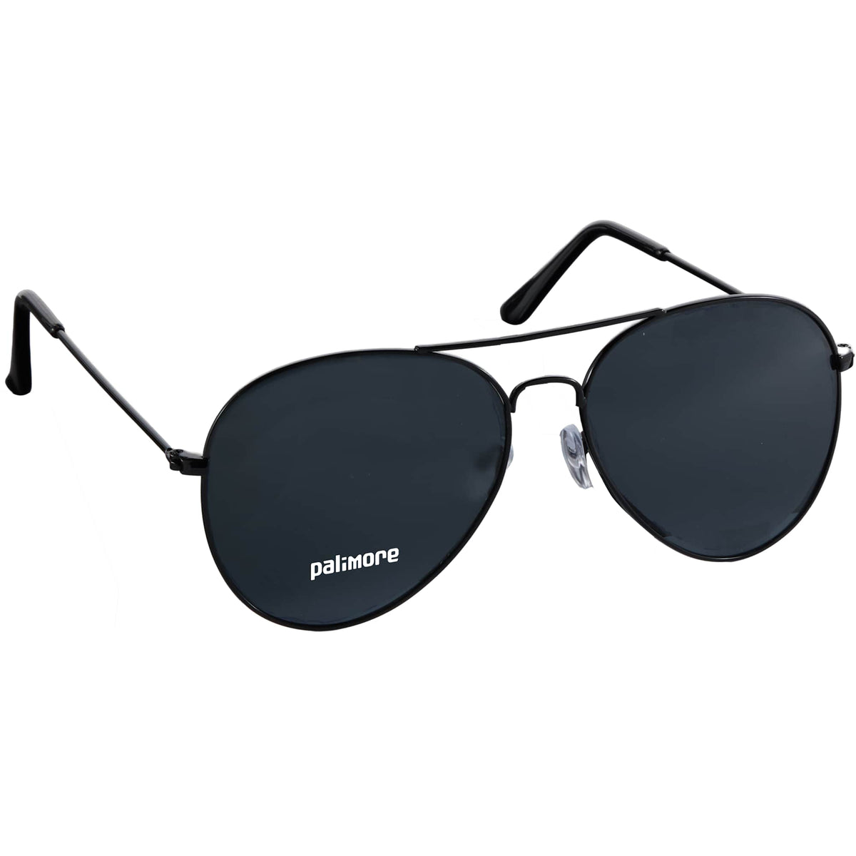 Stunkel Aviator Sunglasses with Recycled Lenses - Black - Alternate