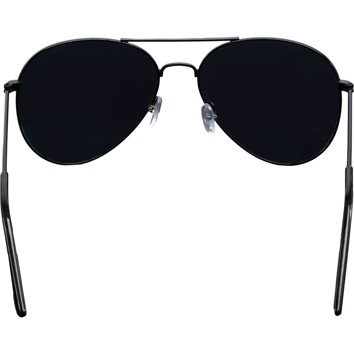 Stunkel Aviator Sunglasses with Recycled Lenses - Black - Back