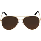 Stunkel Aviator Sunglasses with Recycled Lenses - Gold - Alternate 2