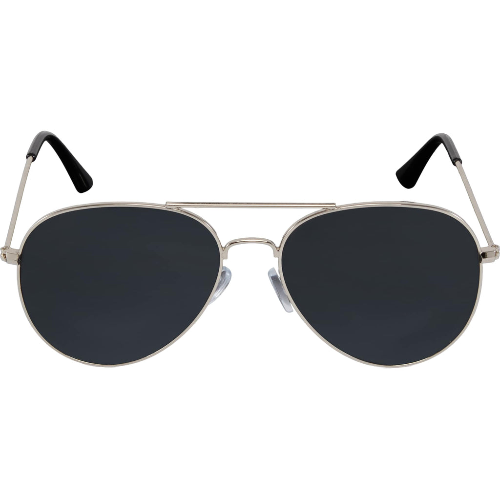 Stunkel Aviator Sunglasses with Recycled Lenses - Silver - Alternate 2