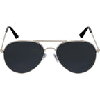 Stunkel Aviator Sunglasses with Recycled Lenses - Silver - Alternate 2
