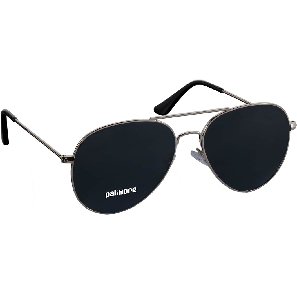 Stunkel Aviator Sunglasses with Recycled Lenses - Silver - Alternate