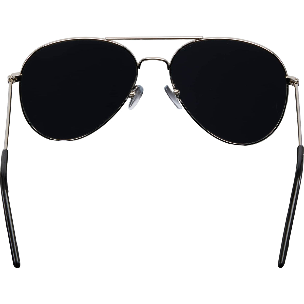 Stunkel Aviator Sunglasses with Recycled Lenses - Silver - Back