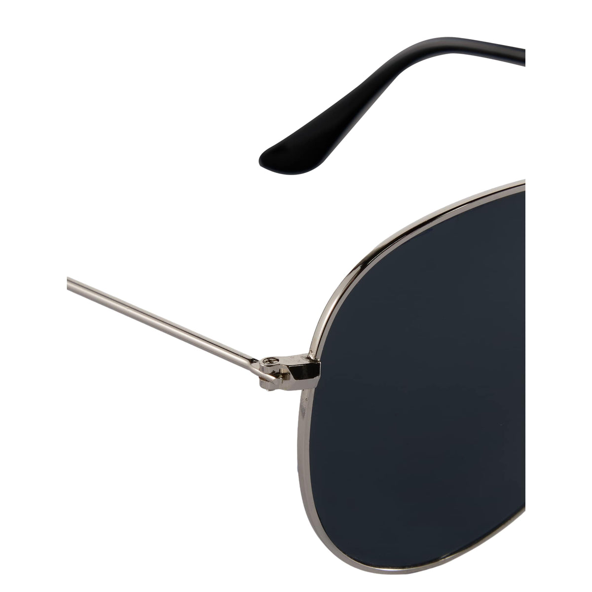 Stunkel Aviator Sunglasses with Recycled Lenses - Silver - Detail