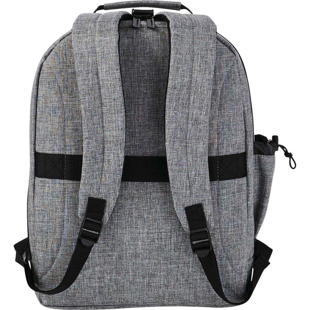 Summit TSA Laptop Backpack with Bungee Cord, 15 Inch Transfer - Graphite - Back