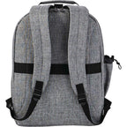 Summit TSA Laptop Backpack with Bungee Cord, 15 Inch Transfer - Graphite - Back