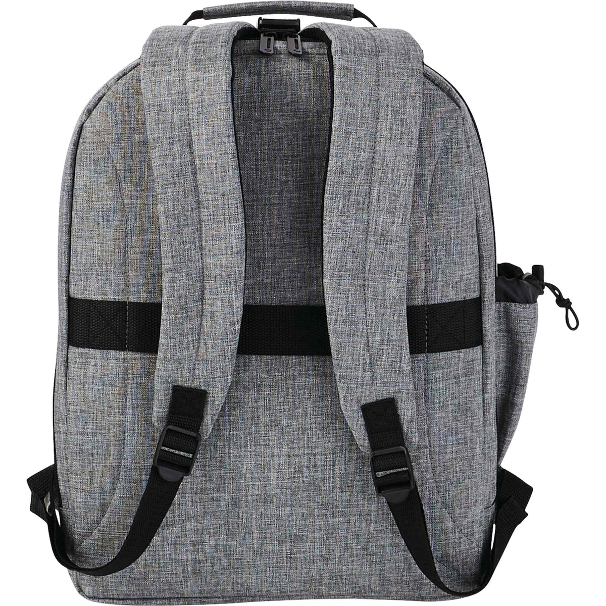 Summit TSA Laptop Backpack with Bungee Cord, 15 Inch Transfer - Graphite - Back
