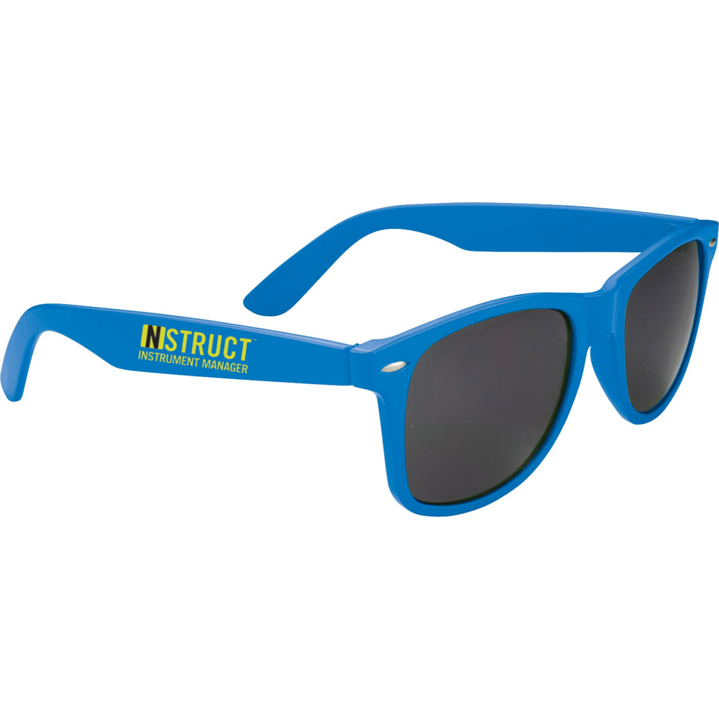 Sun Ray Classic Folding Sunglasses - Blue - Front