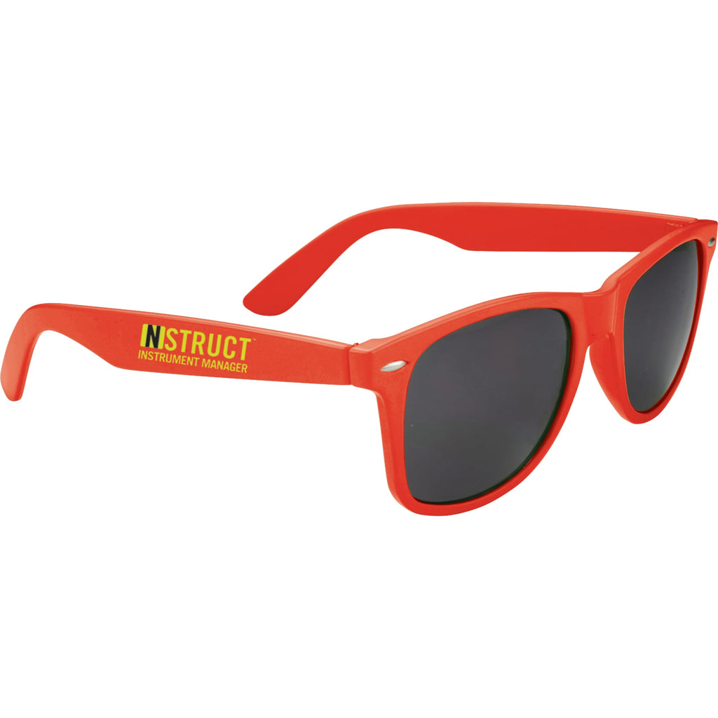 Sun Ray Classic Folding Sunglasses - RED - Front