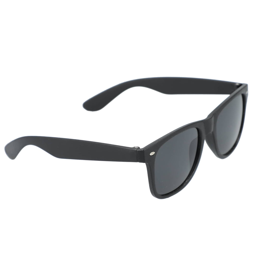 Sun Ray Folding Sunglasses in Recycled Plastic - Black - Right Side 3