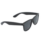 Sun Ray Folding Sunglasses in Recycled Plastic - Black - Right Side 3