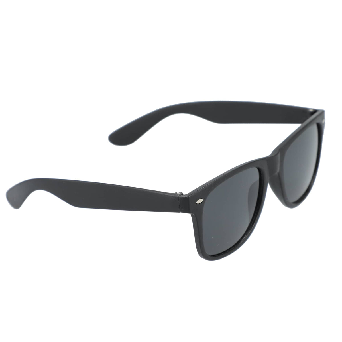 Sun Ray Folding Sunglasses in Recycled Plastic - Black - Right Side 3