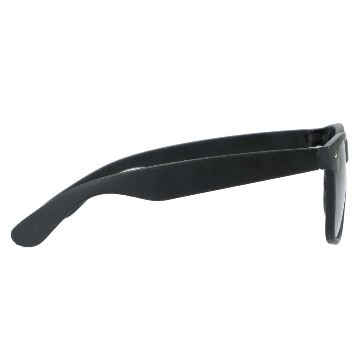 Sun Ray Folding Sunglasses in Recycled Plastic - Black - Right Side 4