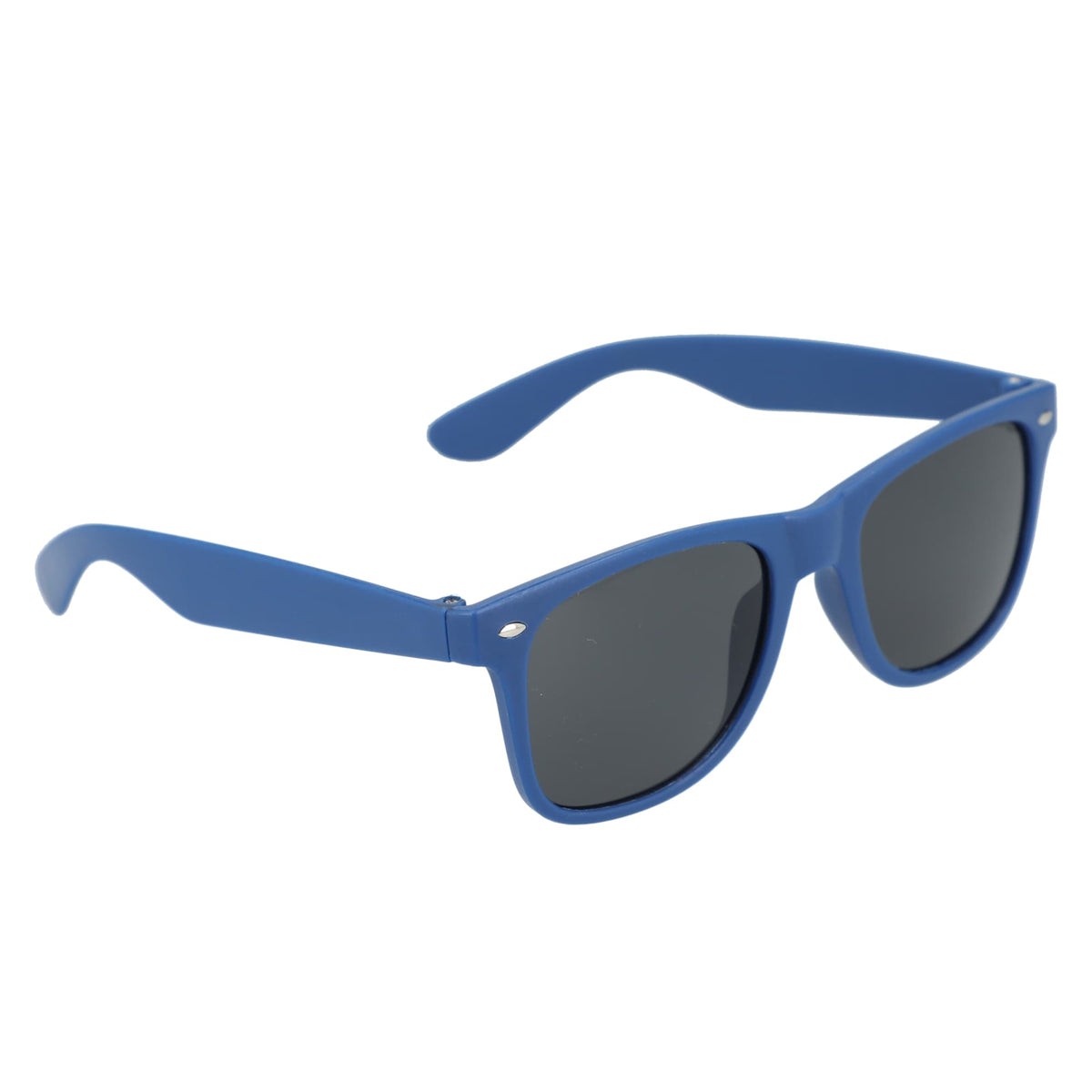 Sun Ray Folding Sunglasses in Recycled Plastic - Blue - Right Side 3
