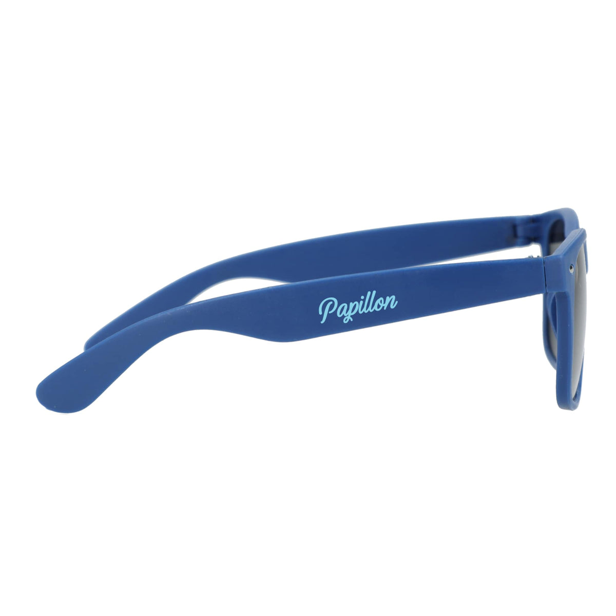 Sun Ray Folding Sunglasses in Recycled Plastic - Blue - Right Side