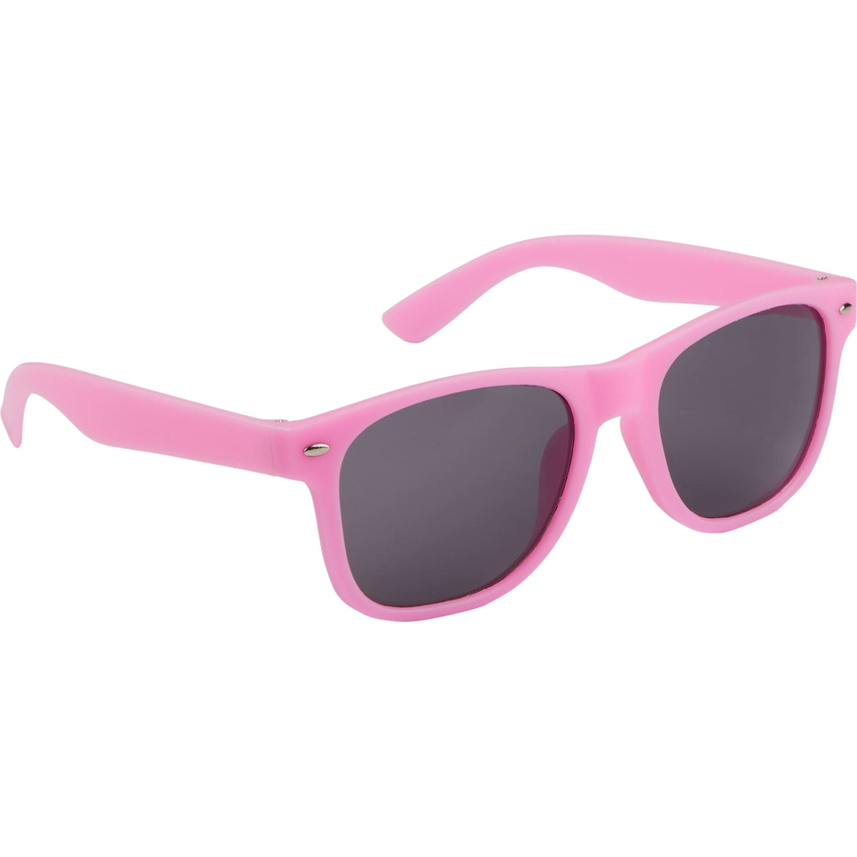 Sun Ray Folding Sunglasses in Recycled Plastic - Pink - Left Angle