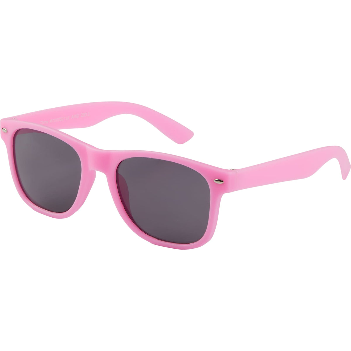 Sun Ray Folding Sunglasses in Recycled Plastic - Pink - Right Angle