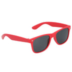 Sun Ray Folding Sunglasses in Recycled Plastic - Red - Right Side 4