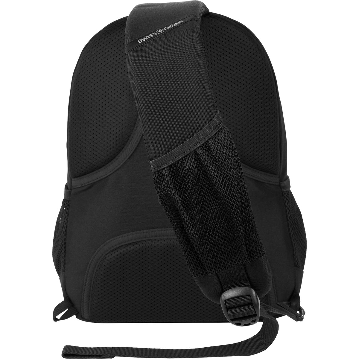 SwissGear Mini Sling Bag with Tablet Pocket Embroidery - Black - Back 2