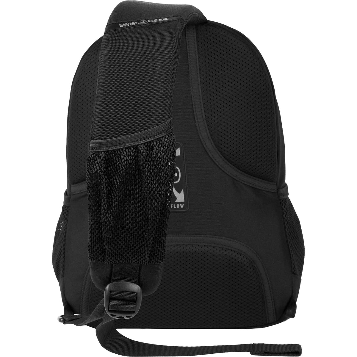 SwissGear Mini Sling Bag with Tablet Pocket Embroidery - Black - Back