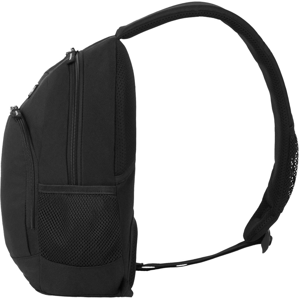 SwissGear Mini Sling Bag with Tablet Pocket Embroidery - Black - Left Side