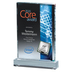 Tablet Award, Medium - Ribbon - Fullcolor