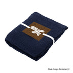 Teddy Throw Blanket, Recycled - Navy - Card