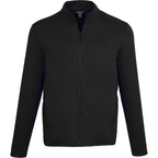 Telica Brushed Back Recycled Fleece Jacket for Men Transfer - Black - Front