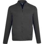 Telica Brushed Back Recycled Fleece Jacket for Men Transfer - Grey Smoke - Front
