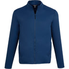 Telica Brushed Back Recycled Fleece Jacket for Men Transfer - River Blue - Front