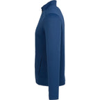 Telica Brushed Back Recycled Fleece Jacket for Men Transfer - River Blue - Left Side