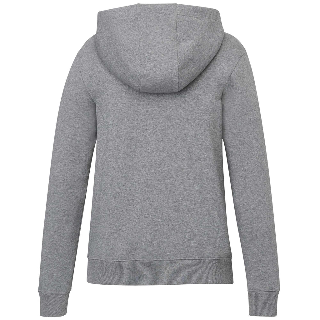 Tentree Banshee Organic Cotton Cowl Hoodie for Women Transfer - ten Heather Grey - Back