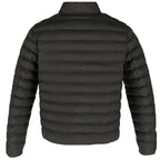 tentree Cloud Shell Packable Puffer Jacket for Men Embroidery - ten Meteorite Black - Back