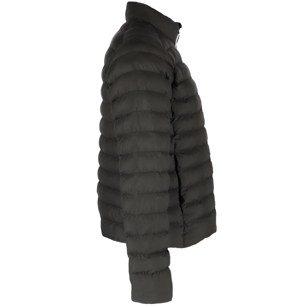 tentree Cloud Shell Packable Puffer Jacket for Men Embroidery - ten Meteorite Black - Right Side