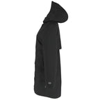 tentree Nimbus Long Waterproof Rain Jacket for Women Transfer - ten Meteorite Black - Left Side