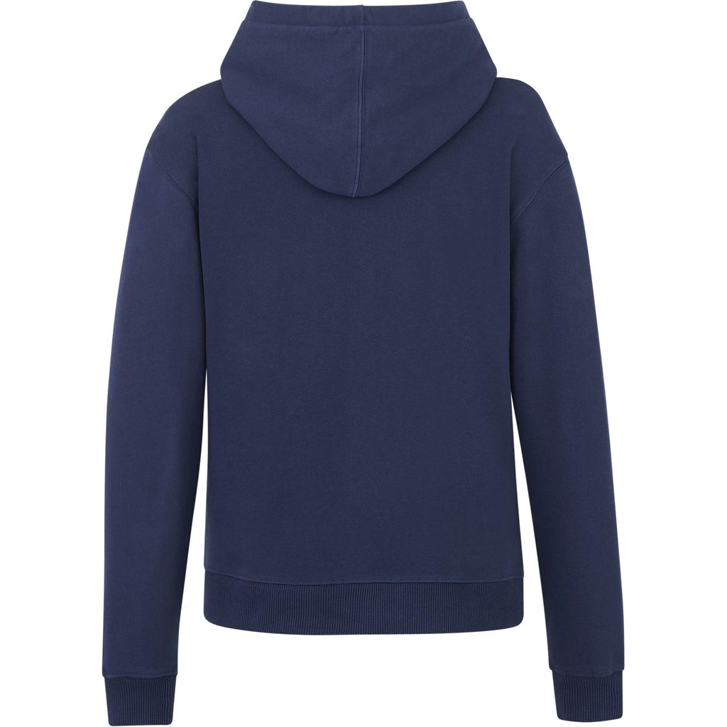 Tentree Organic Cotton Pullover Hoodie for Women Embroidery - ten Dress Blue - Back