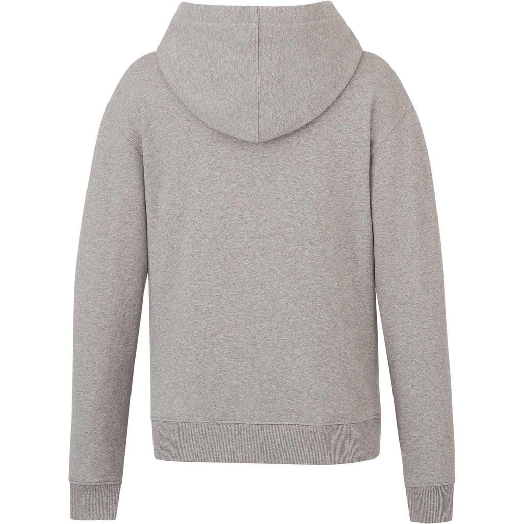 Tentree Organic Cotton Pullover Hoodie for Women Embroidery - ten Heather Grey - Back