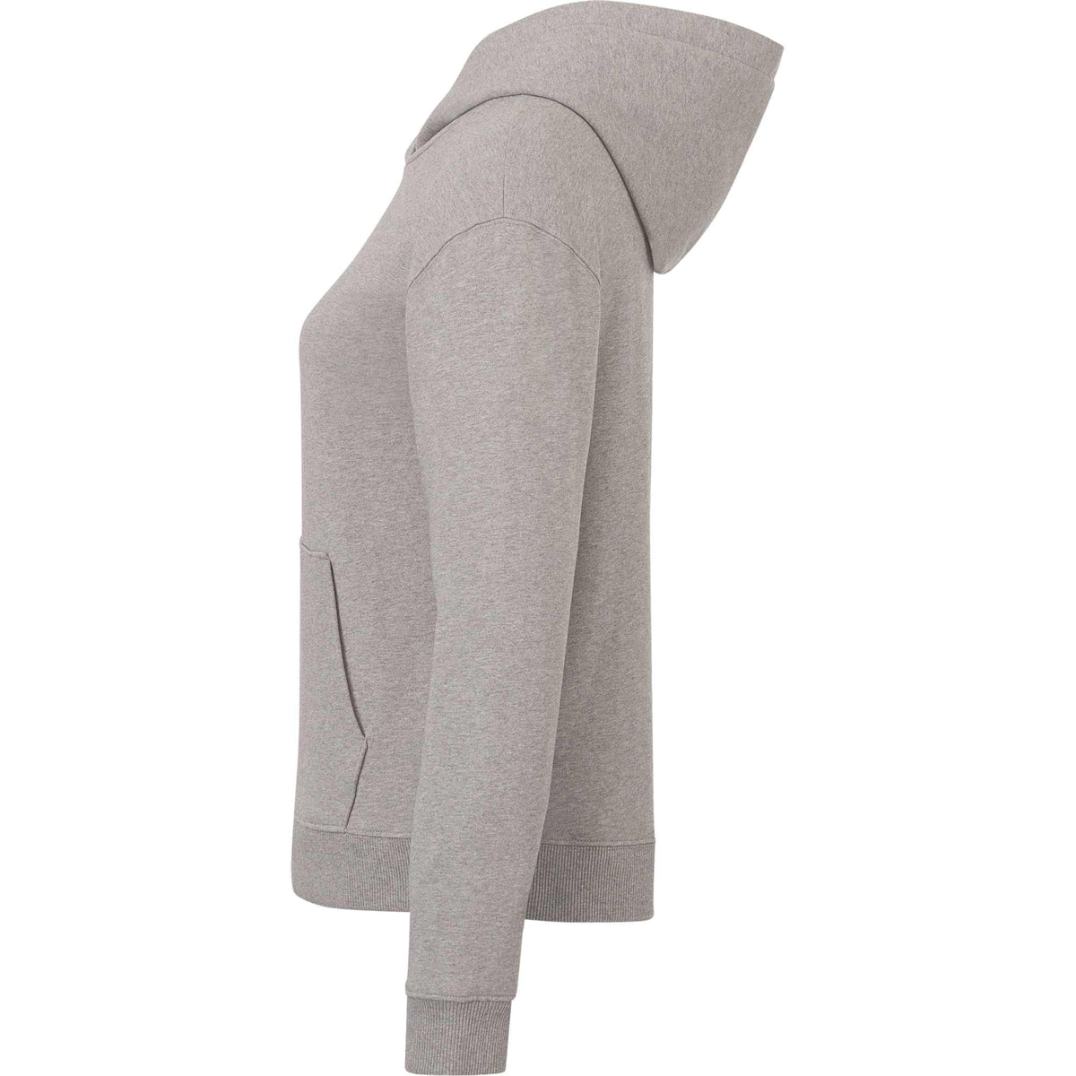 Tentree Organic Cotton Pullover Hoodie for Women Embroidery - ten Heather Grey - Left Side