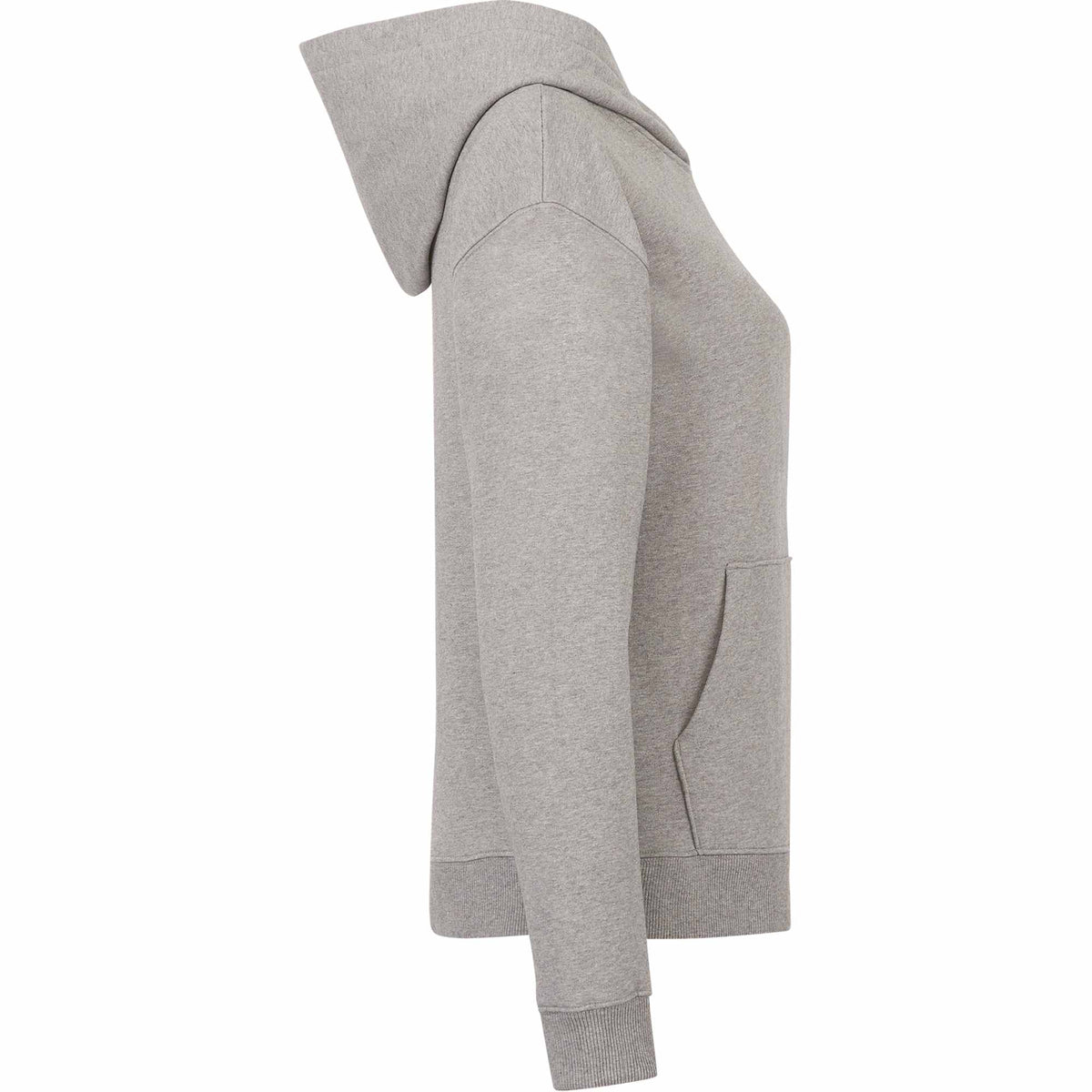 Tentree Organic Cotton Pullover Hoodie for Women Embroidery - ten Heather Grey - Right Side