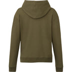 Tentree Organic Cotton Pullover Hoodie for Women Embroidery - ten Olive Night Green - Back
