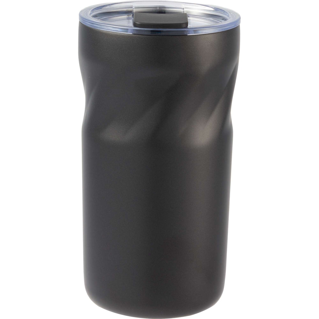 Thalia Geometric Grip Vacuum Tumbler, 16 oz Laser Engraving - Black - Back