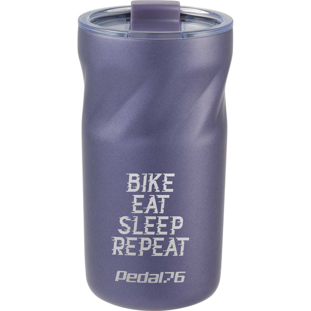 Thalia Geometric Grip Vacuum Tumbler, 16 oz Laser Engraving - Future Dusk - Front