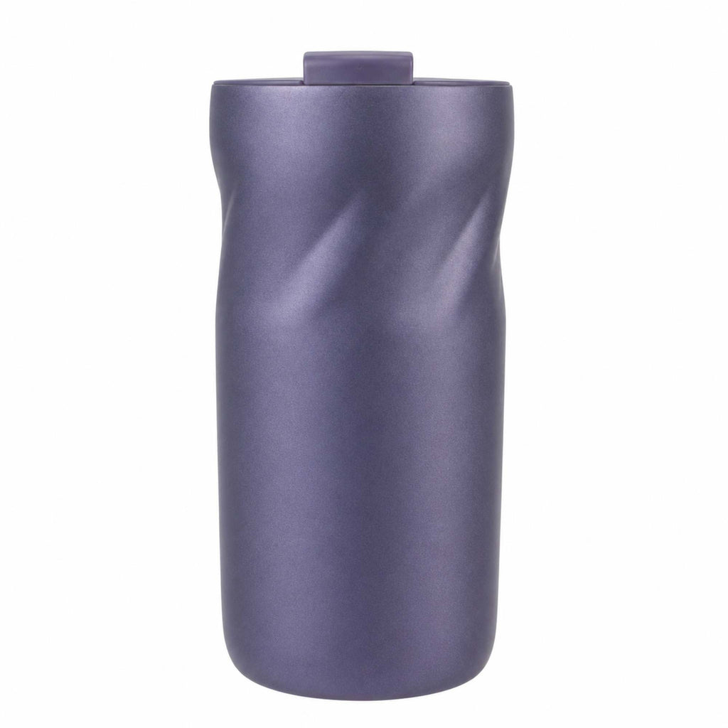 Thalia Geometric Grip Vacuum Tumbler, 16 oz Laser Engraving - Future Dusk - Straight
