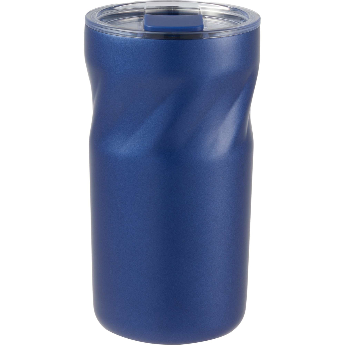 Thalia Geometric Grip Vacuum Tumbler, 16 oz Laser Engraving - Navy - Back