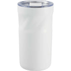 Thalia Geometric Grip Vacuum Tumbler, 16 oz Laser Engraving - White - Back