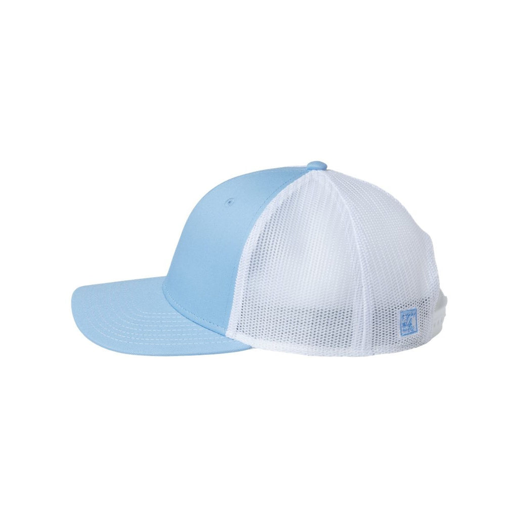 The Game Everyday Trucker Cap Full Color - Columbia Blue/ White - Direct Side