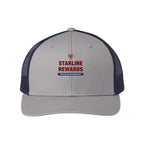 The Game Everyday Trucker Cap Full Color - Grey/ Navy - Front