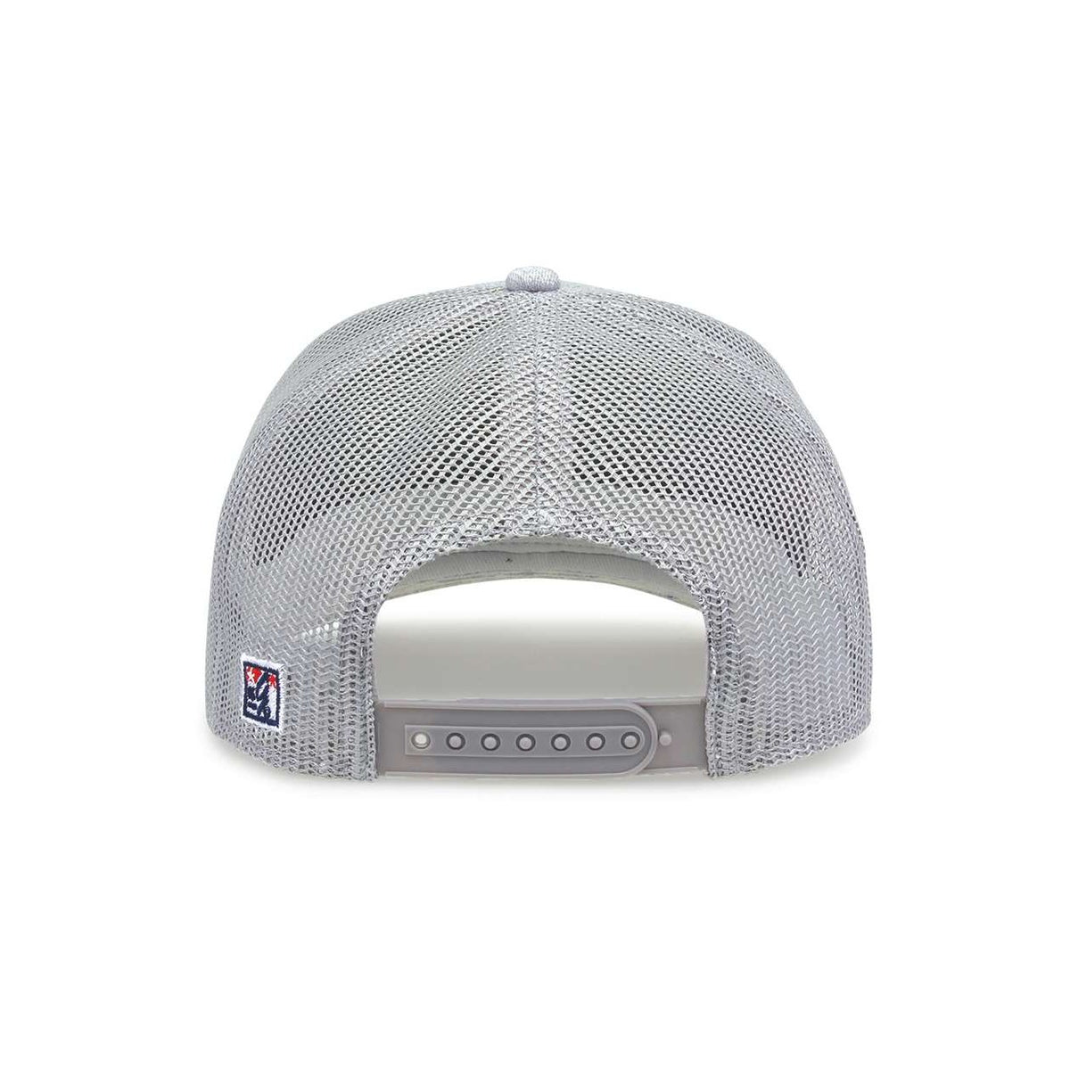 The Game Everyday Trucker Cap Full Color - Heather Light Grey - Back